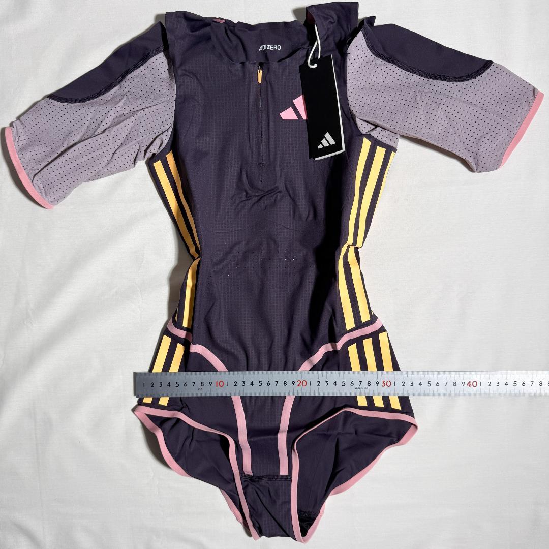 adidas アディダス 女子陸上 レーシングレオタード UK XS