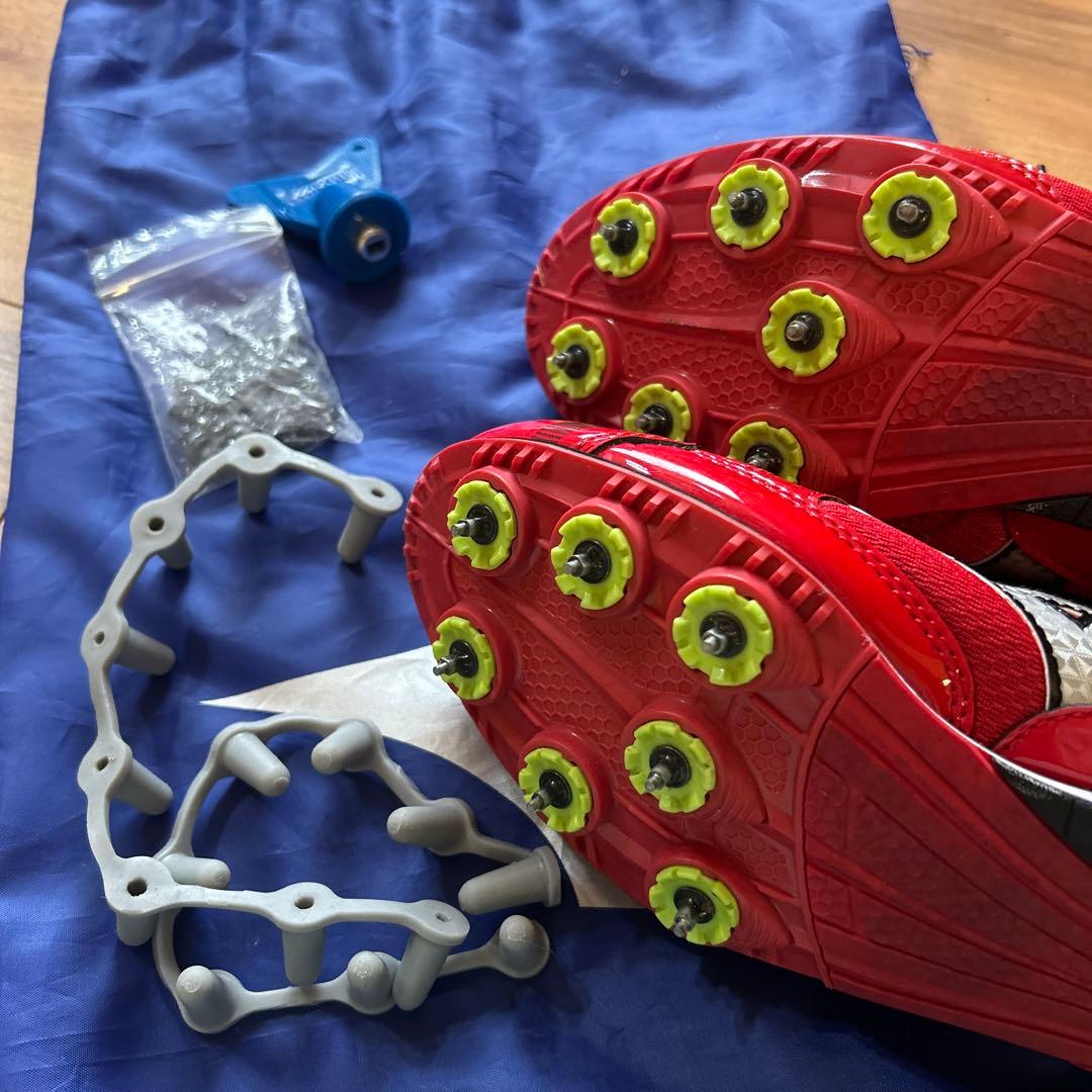 Mizuno スパイクシューズ レッド　24.0 陸上