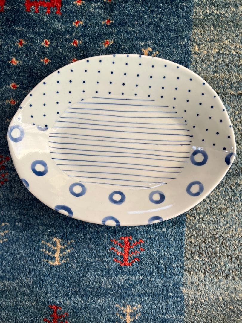 砥部焼スギウラ工房（楕円皿・まる四角皿）
