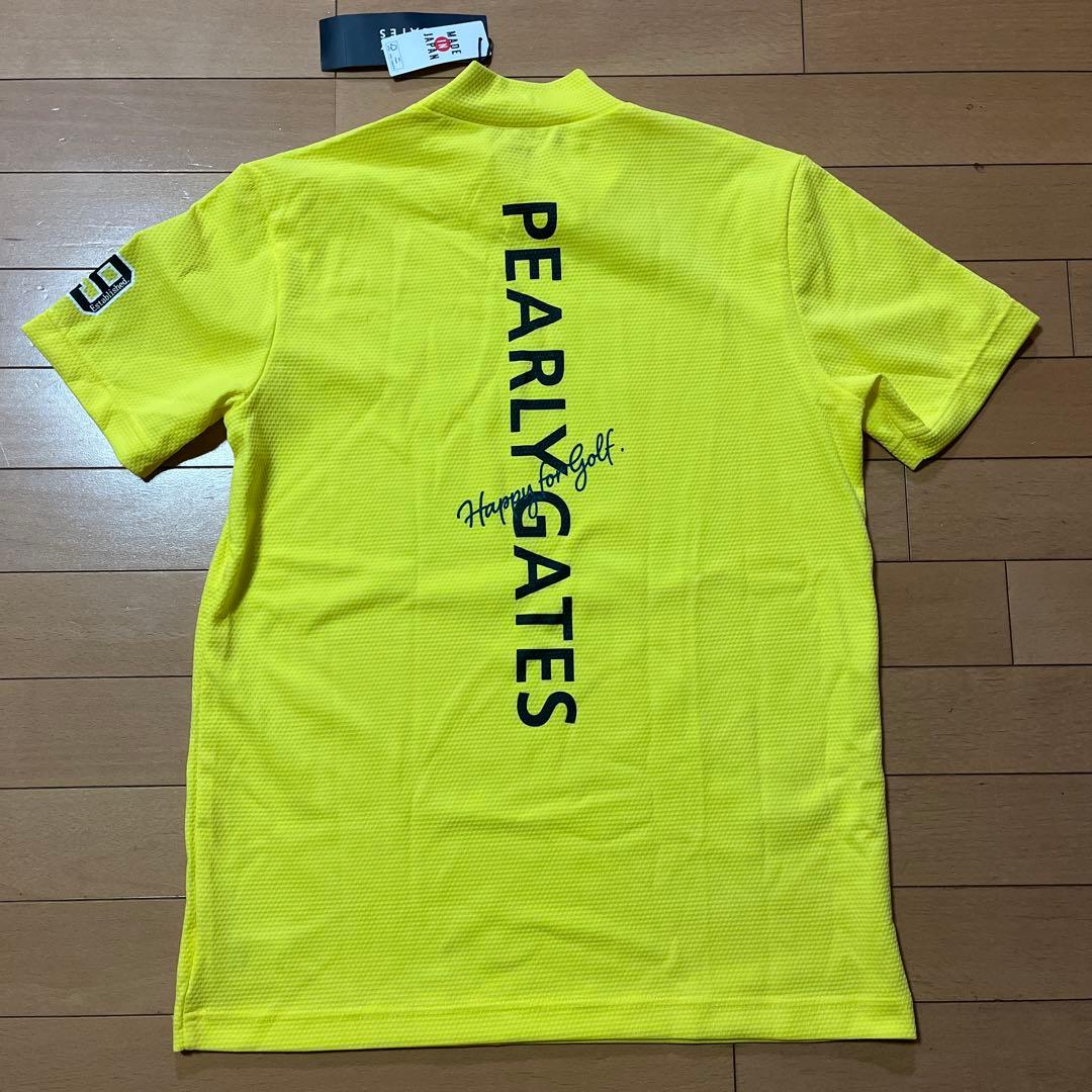 PEARLY GATES モックネックシャツ イエロー
