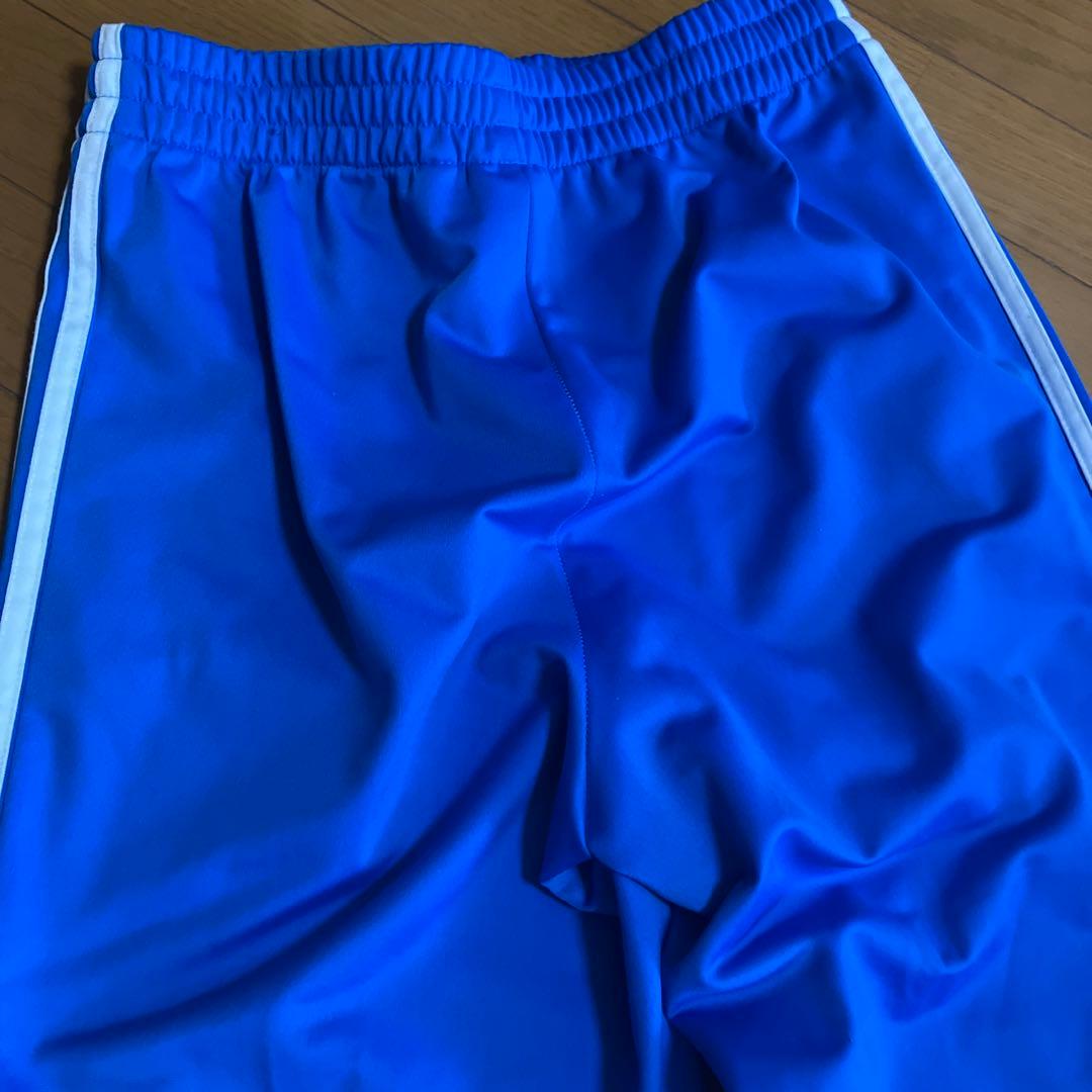 adidas 青 ジャージパンツ 3本ライン