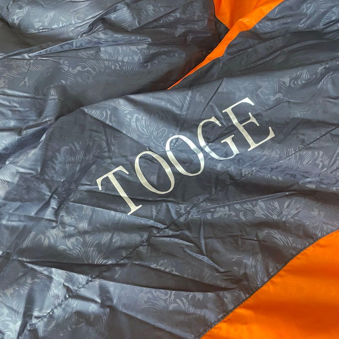 Tooge⭐️寝袋　シュラフ　ダウン コンパクト オレンジ