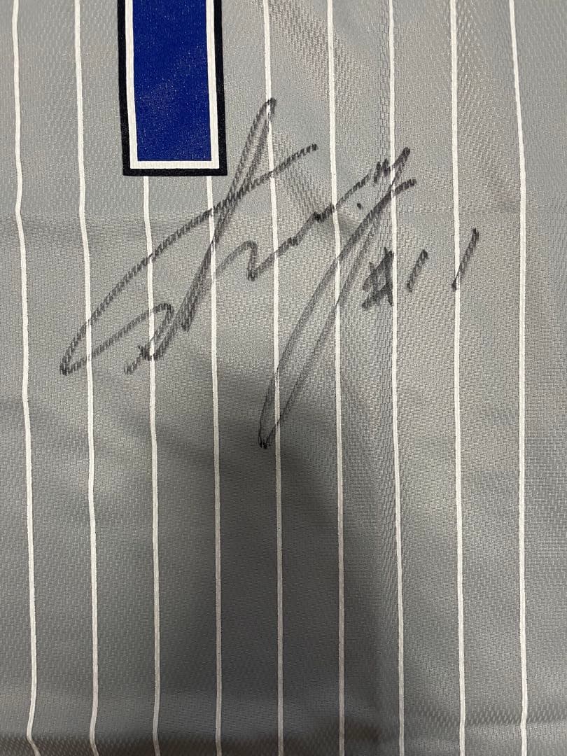 横浜ベイスターズ　山口俊　サイン　ユニフォーム