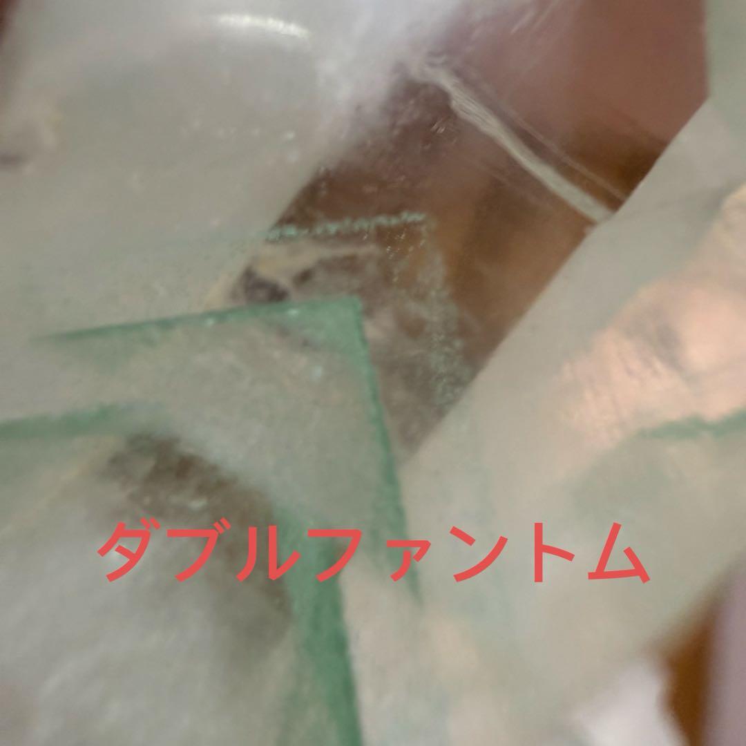 エメラルドグリーンファントム クラスター　ダブルファントム　60.7g 原石②