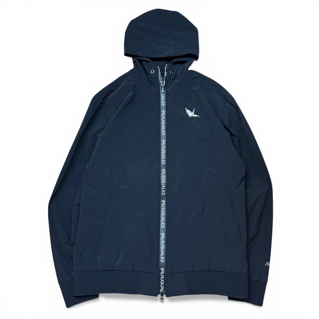 未使用級美品 1PIU1UGUALE3 GOLF ナイロンジャケット 黒 VI