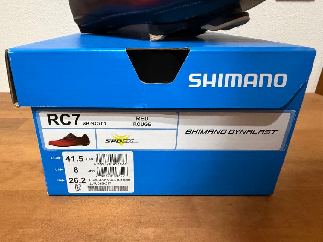 SHIMANO RC701 レッド 41.5 ロードバイク用シューズ
