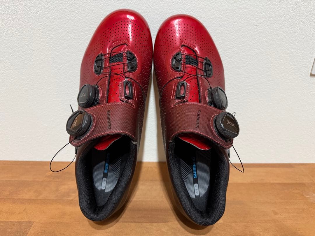 SHIMANO RC701 レッド 41.5 ロードバイク用シューズ
