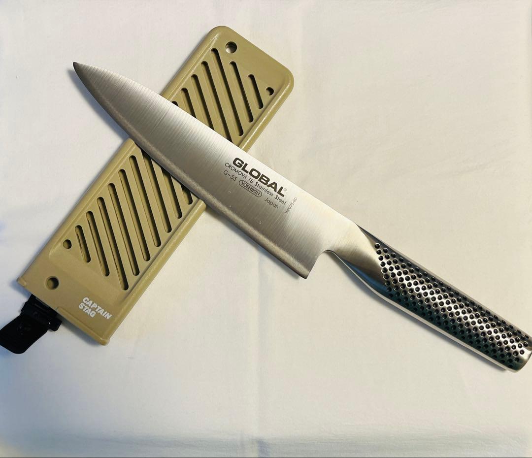 love♡　当日発送 GLOBAL製の18cm牛刀と包丁カバーのセット