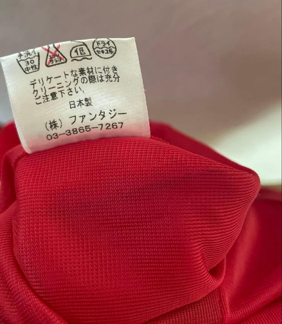 日本製　ラテンドレス　レッド　裾フリル　9号