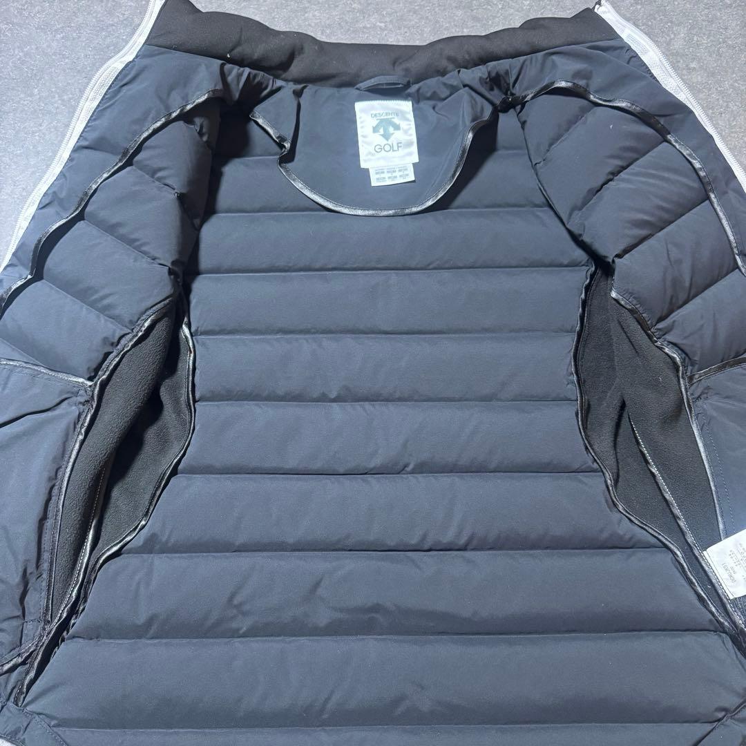 DESCENTE GOLF レディースダウンベスト ブラック