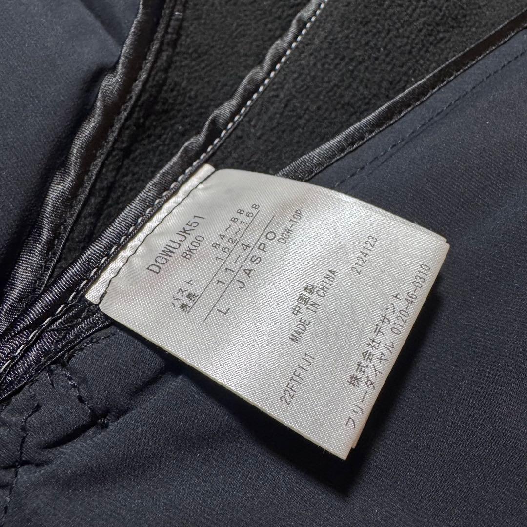 DESCENTE GOLF レディースダウンベスト ブラック