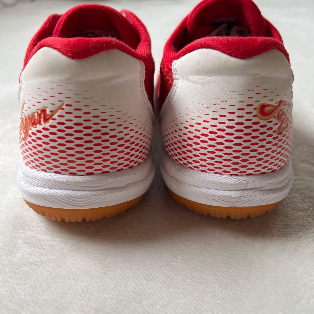 asicsアシックス 23.5cm ローテジャパンライトFF2 赤レッド　バレー