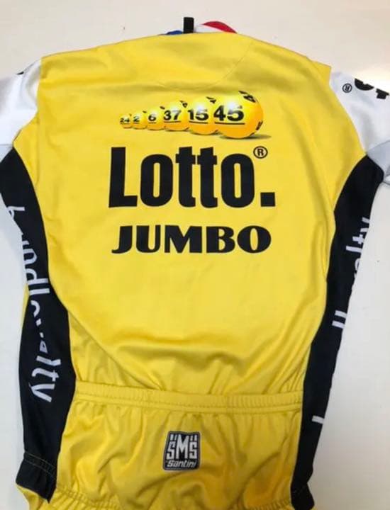 【選手支給品】LottoNL Jumbo サーマルジャージ　オランダ王者