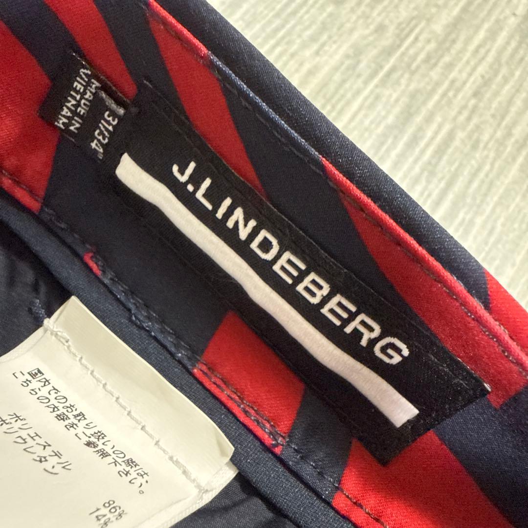 新品　J.LINDEBERG 総柄　パンツ