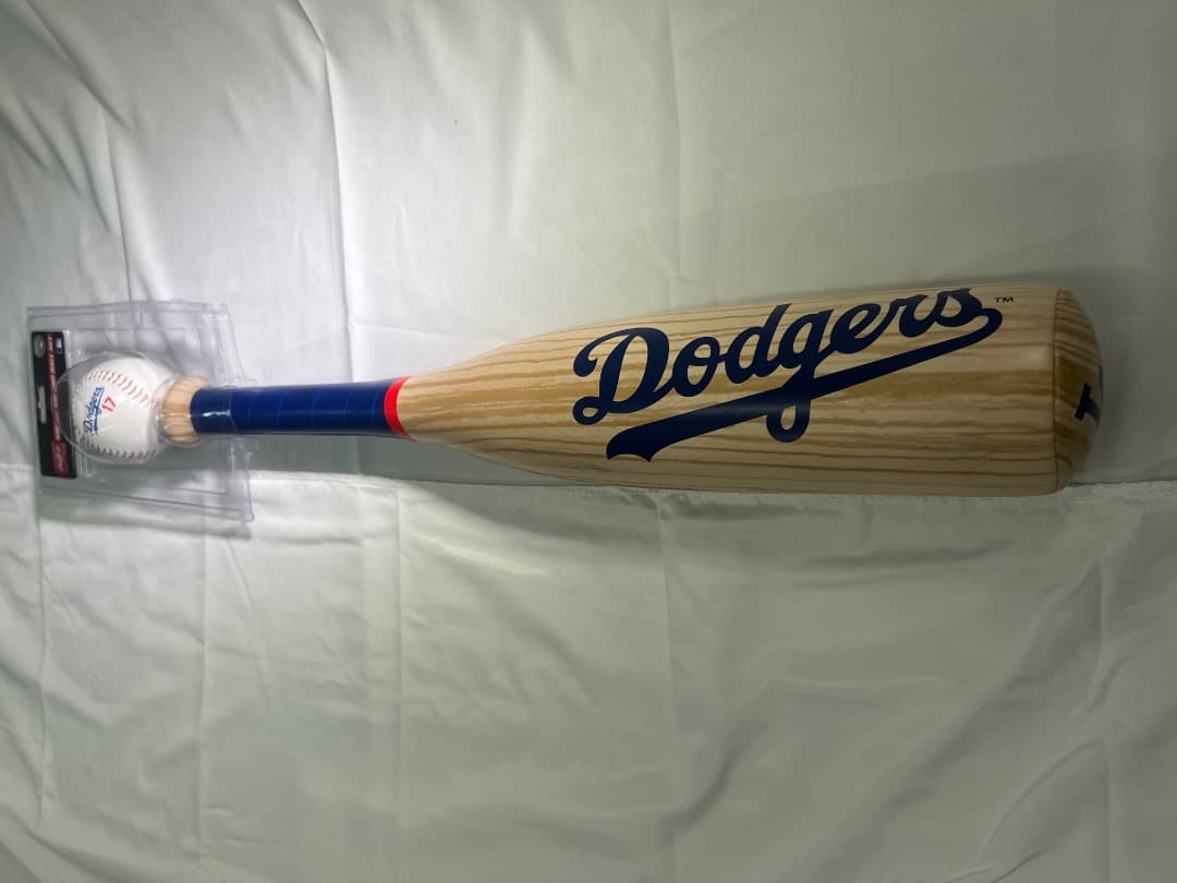 大谷翔平 17 ドジャース Rawlings MLB公式 ミニバットボールセット