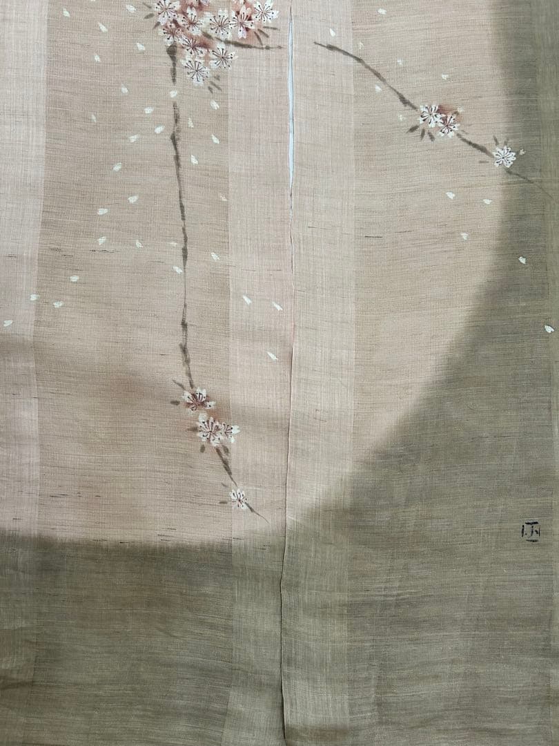 しだれ桜の暖簾