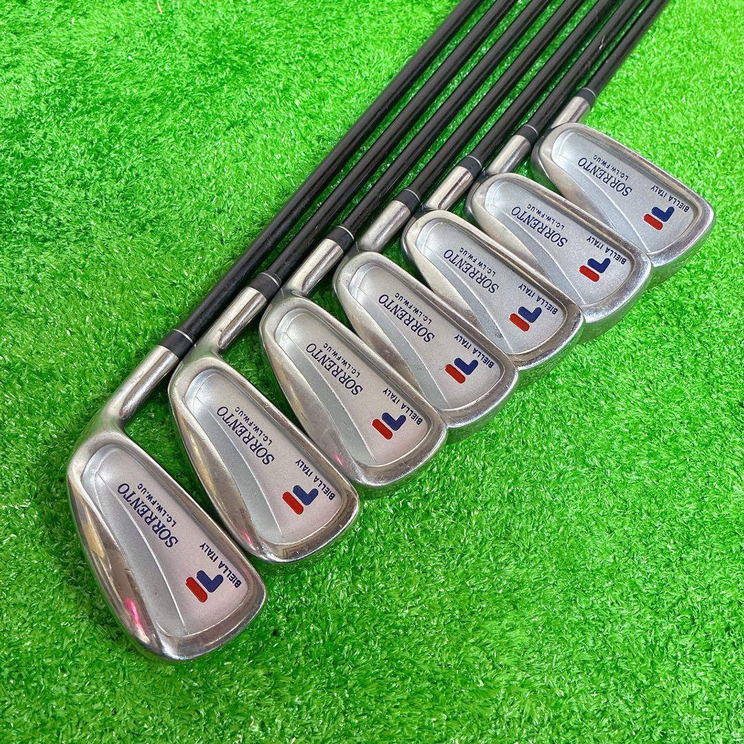 FILA GOLF レディース ゴルフ アイアン7本 初心者向け L