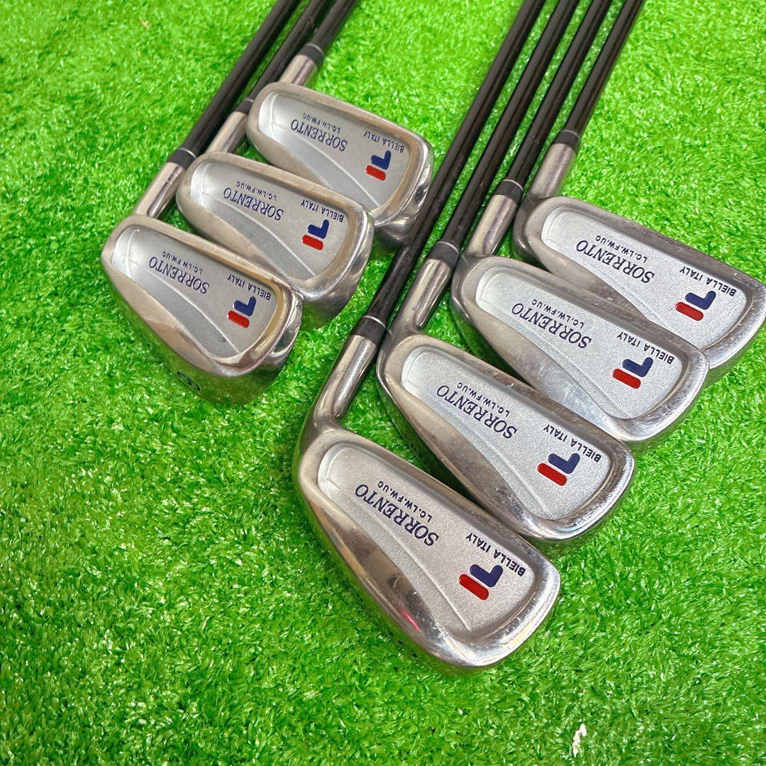 FILA GOLF レディース ゴルフ アイアン7本 初心者向け L