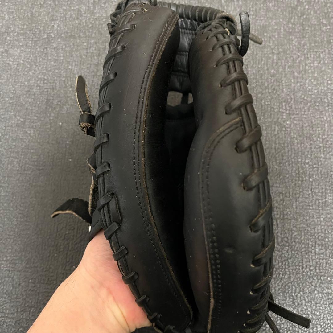 ミズノ 青ビュー 大人用 野球 グローブ キャッチャーミット 使用感有り 182