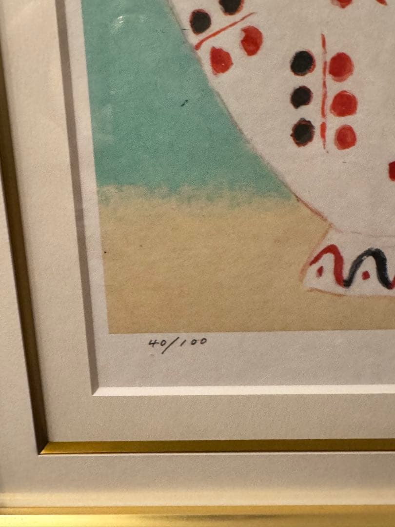 青木乃里子 「薔薇2」 ジクレー版画 絵画額装品 アート エディションナンバー