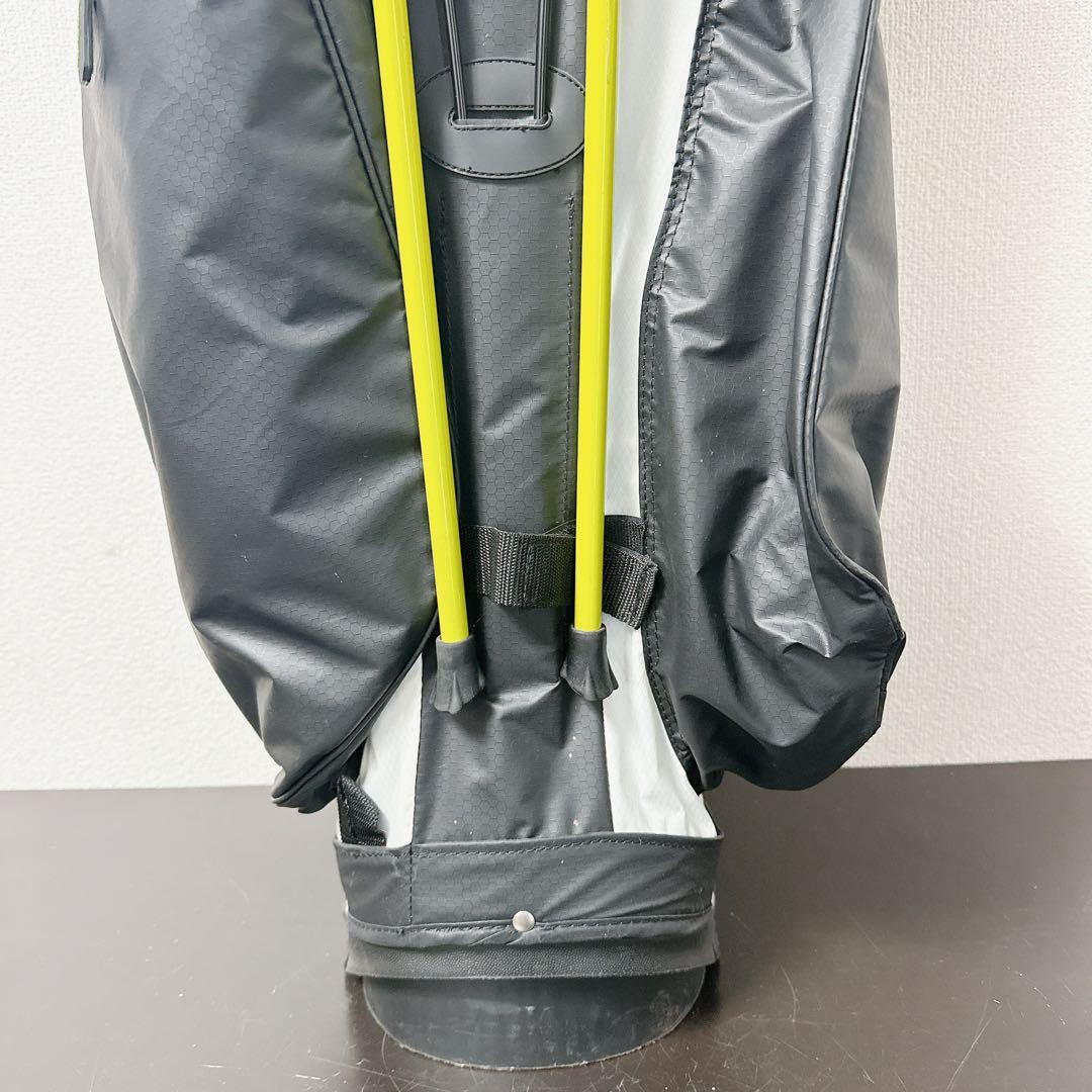 美品　PORSCHE ポルシェ ゴルフバッグ スタンド型 7分割 口径25cm