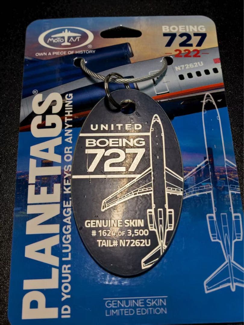 ユナイテッド航空 Planetags B727