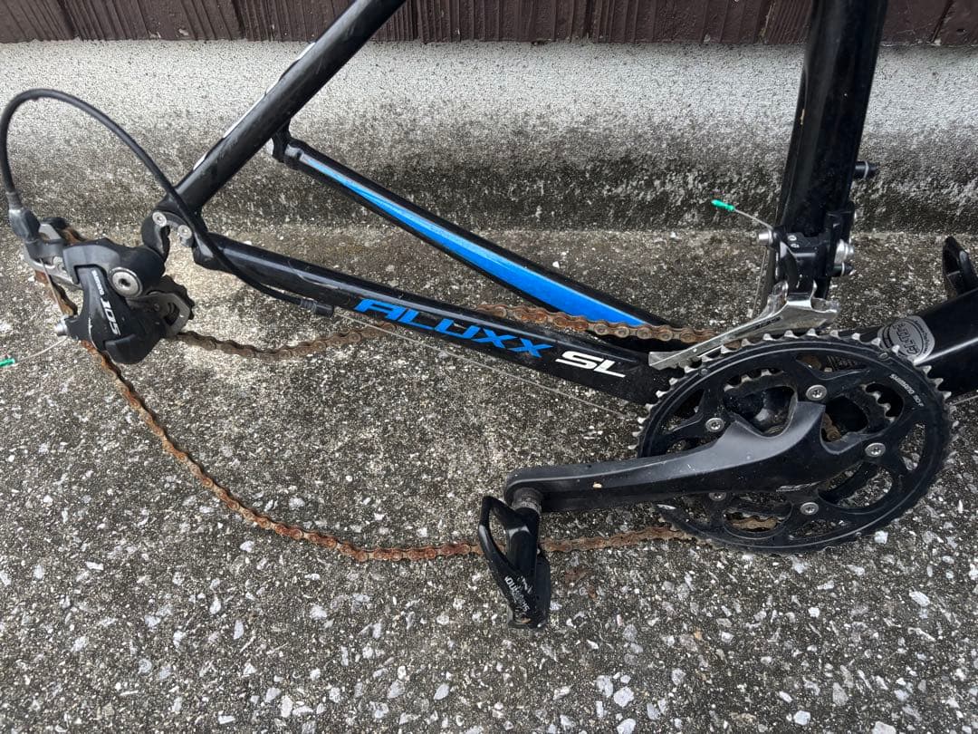 TCR リペア前　GIANT aluxx SL ギア付きShimano105