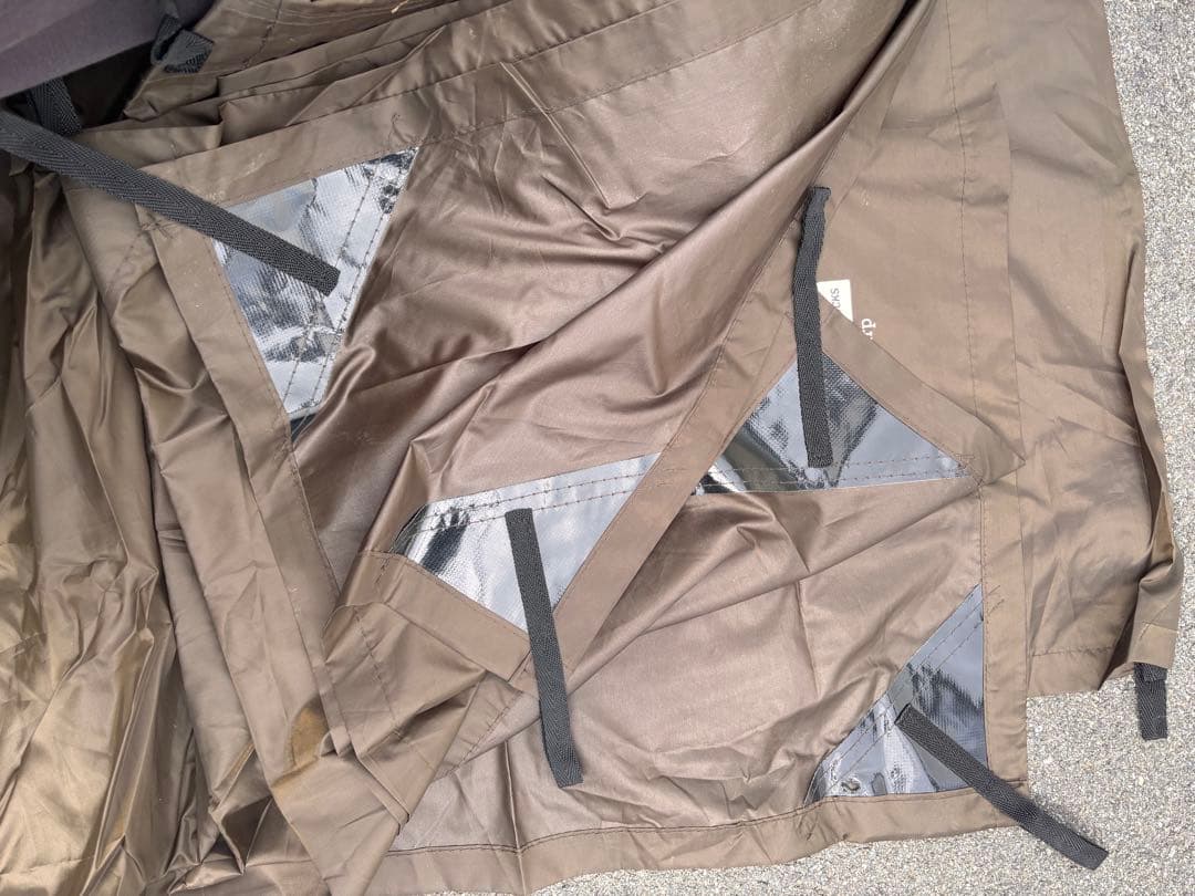 DDハンモック Tarp 3.5 x 3.5 ブラウン　タープ