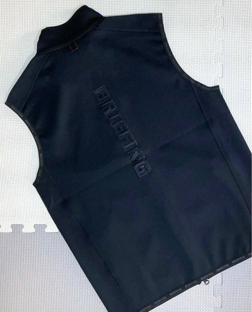 BRIEFING GOLF MS 3Dロゴ フルジップベスト（BLK／M）