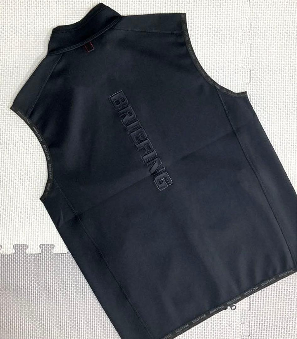 BRIEFING GOLF MS 3Dロゴ フルジップベスト（BLK／M）