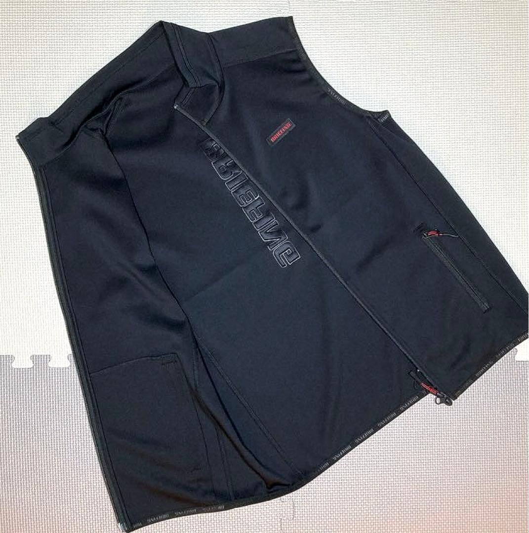 BRIEFING GOLF MS 3Dロゴ フルジップベスト（BLK／M）