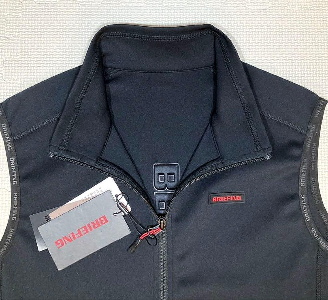 BRIEFING GOLF MS 3Dロゴ フルジップベスト（BLK／M）