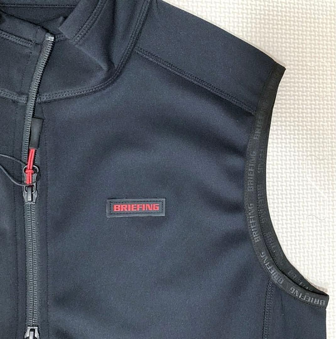 BRIEFING GOLF MS 3Dロゴ フルジップベスト（BLK／M）