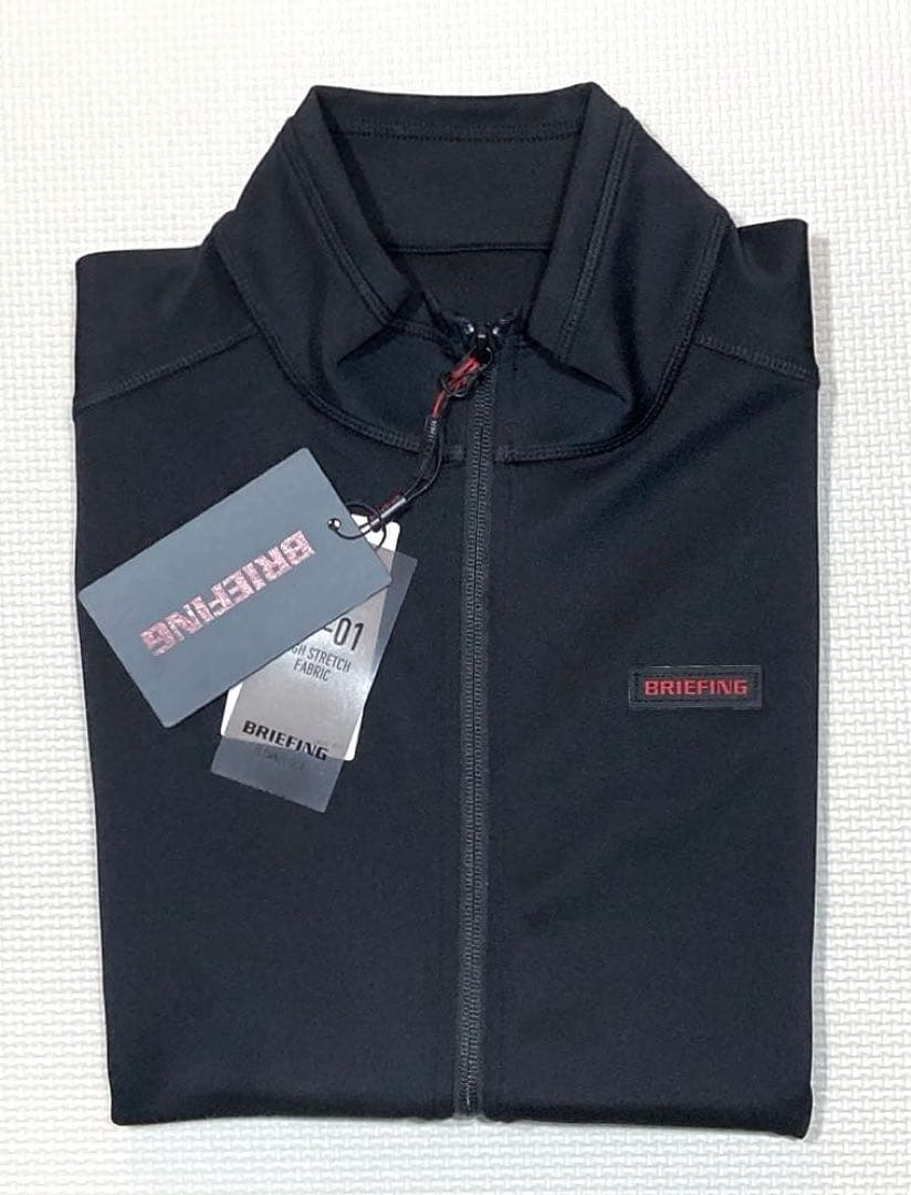 BRIEFING GOLF MS 3Dロゴ フルジップベスト（BLK／M）