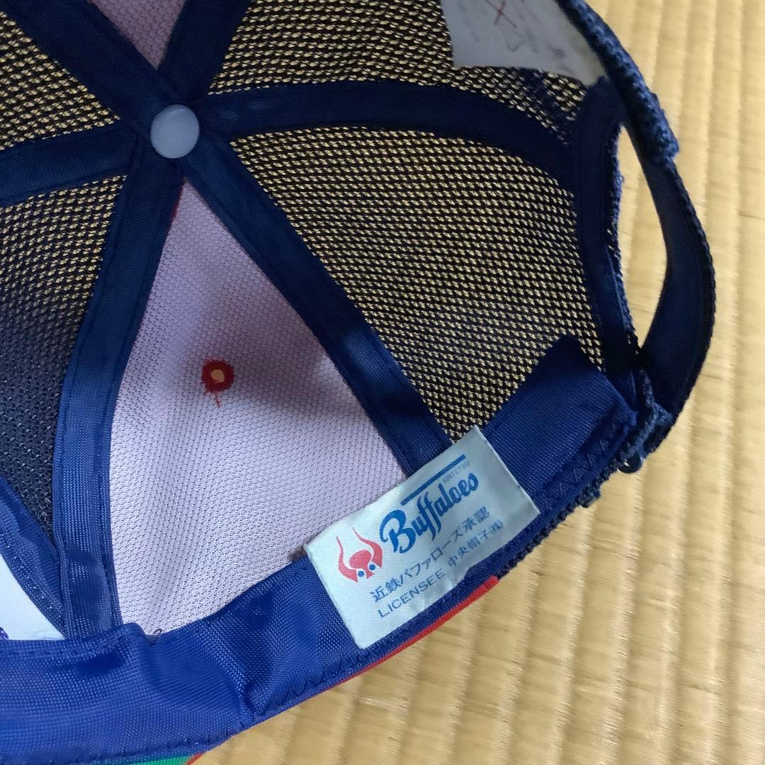 近鉄バファローズ 帽子 オリックス バッファローズ メッシュキャップ 昭和レトロ
