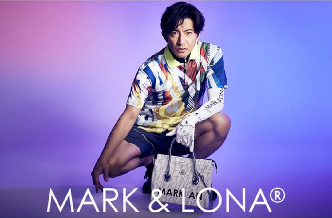 ✨極美品✨MARK&LONA 木村拓哉着用 アートグラフィック 半袖ポロシャツ