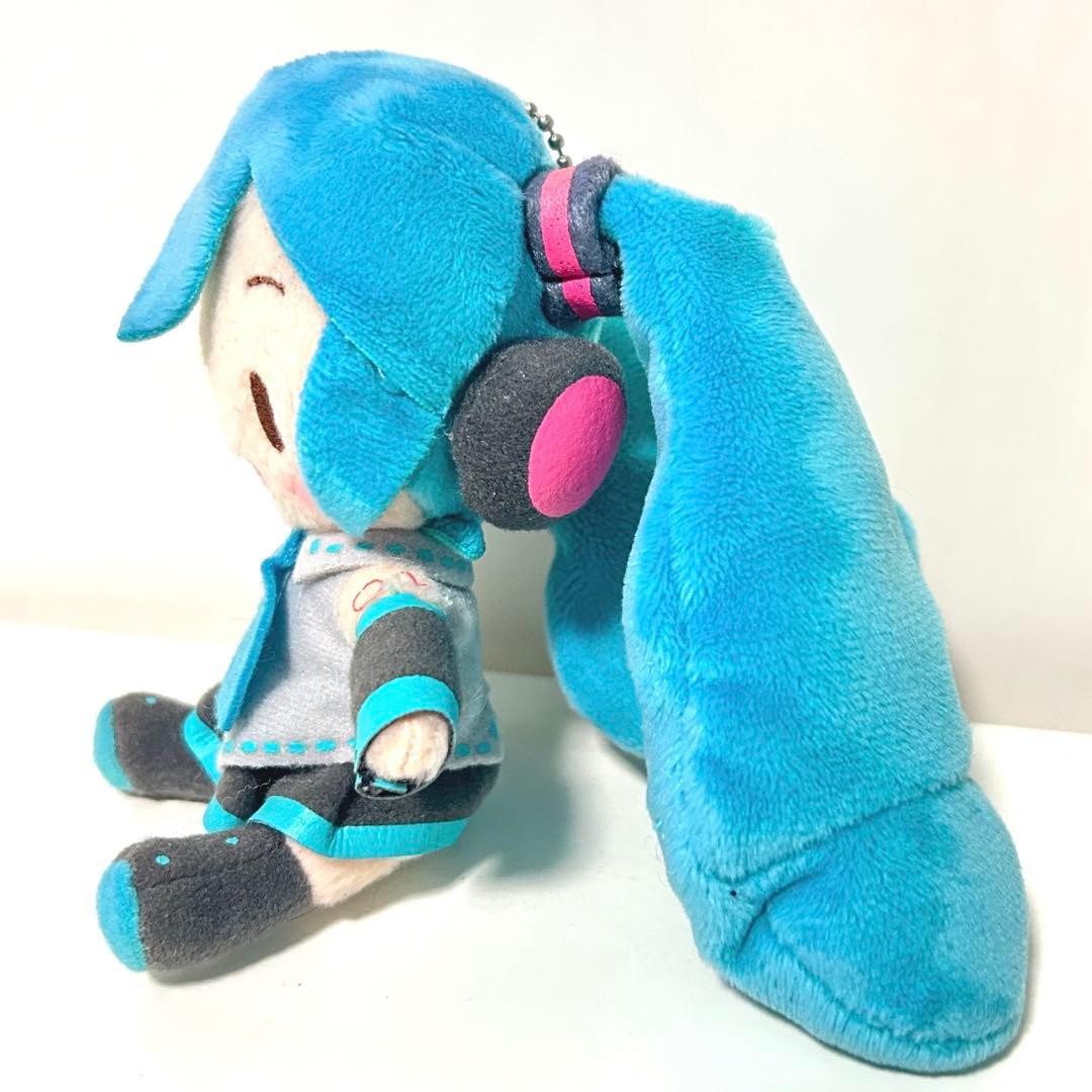【レア】 初音ミク ふわふわ キーチェーン マスコット ノーマル衣装 ぬいぐるみ