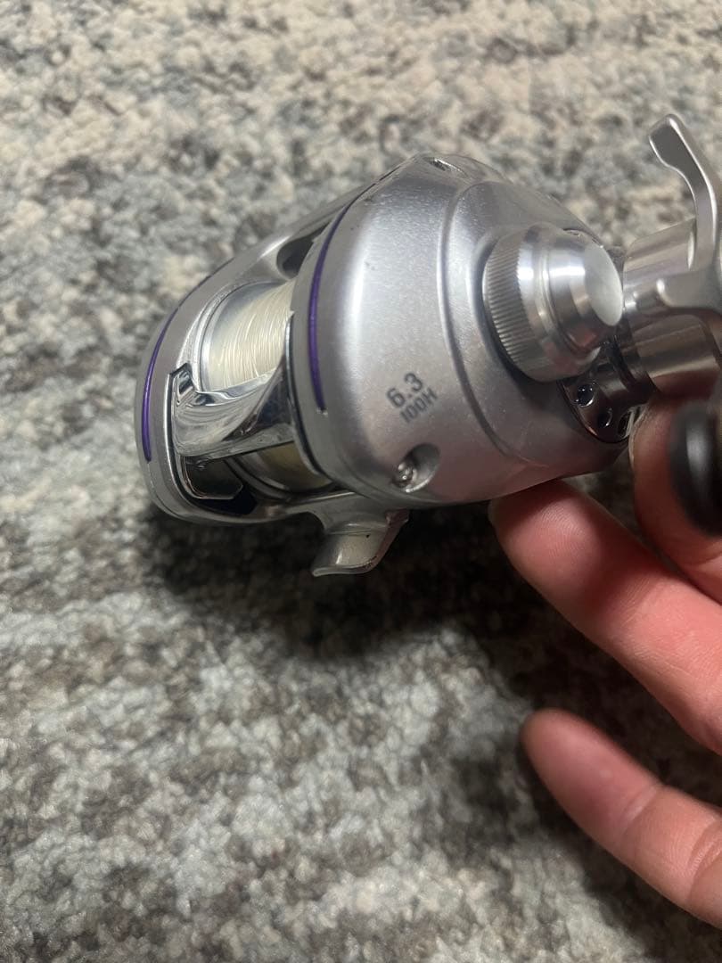 HLC シルバー ベイトリール 右巻き　ダイワ　ハイパーロングキャスト