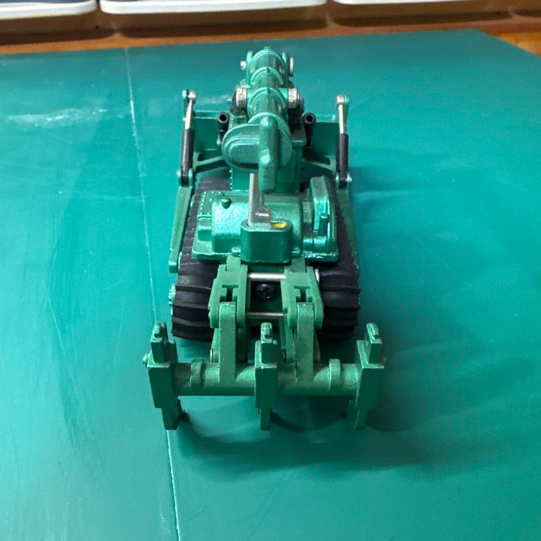 KOMATSU 緑色ミニカー 水陸両用ブルドーザー