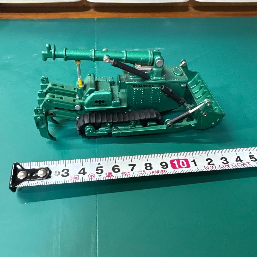 KOMATSU 緑色ミニカー 水陸両用ブルドーザー