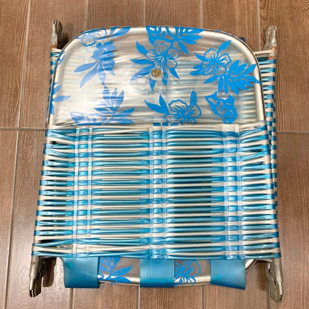 ボンボン チューブ サマー ビーチ ベッド 簡易 折り畳み ベット レトロ