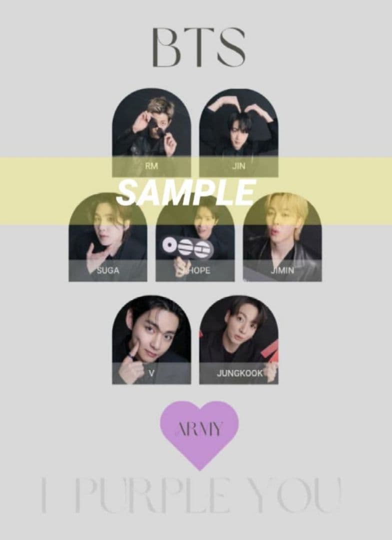 ✤ゆん✤ 【ALL♡JIN♡JIMIN♡V】 デザインフォトセット