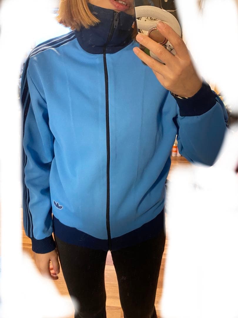 アディダスジャージadidas ブルー　レアカラー