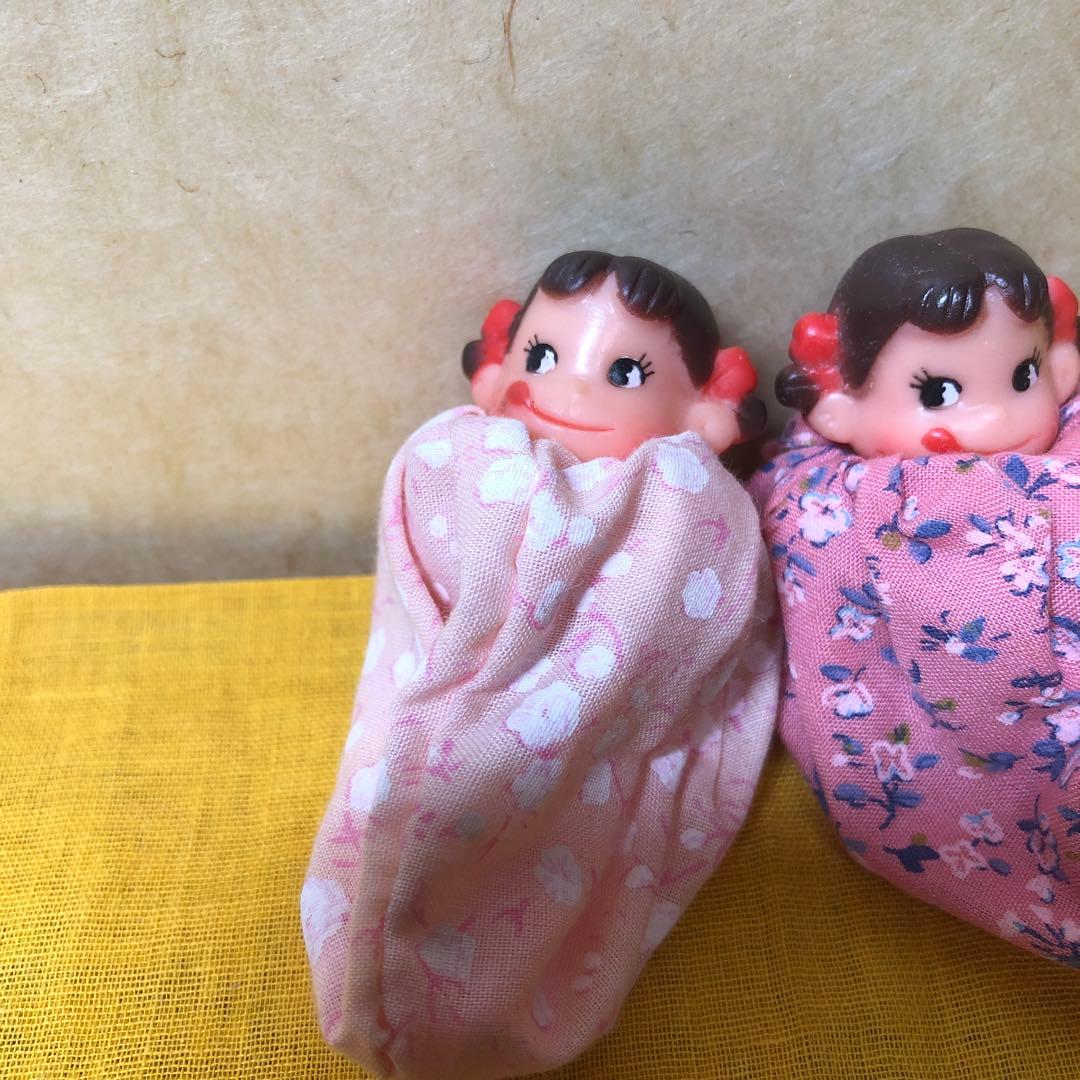 ぺこちゃんお手玉人形3体