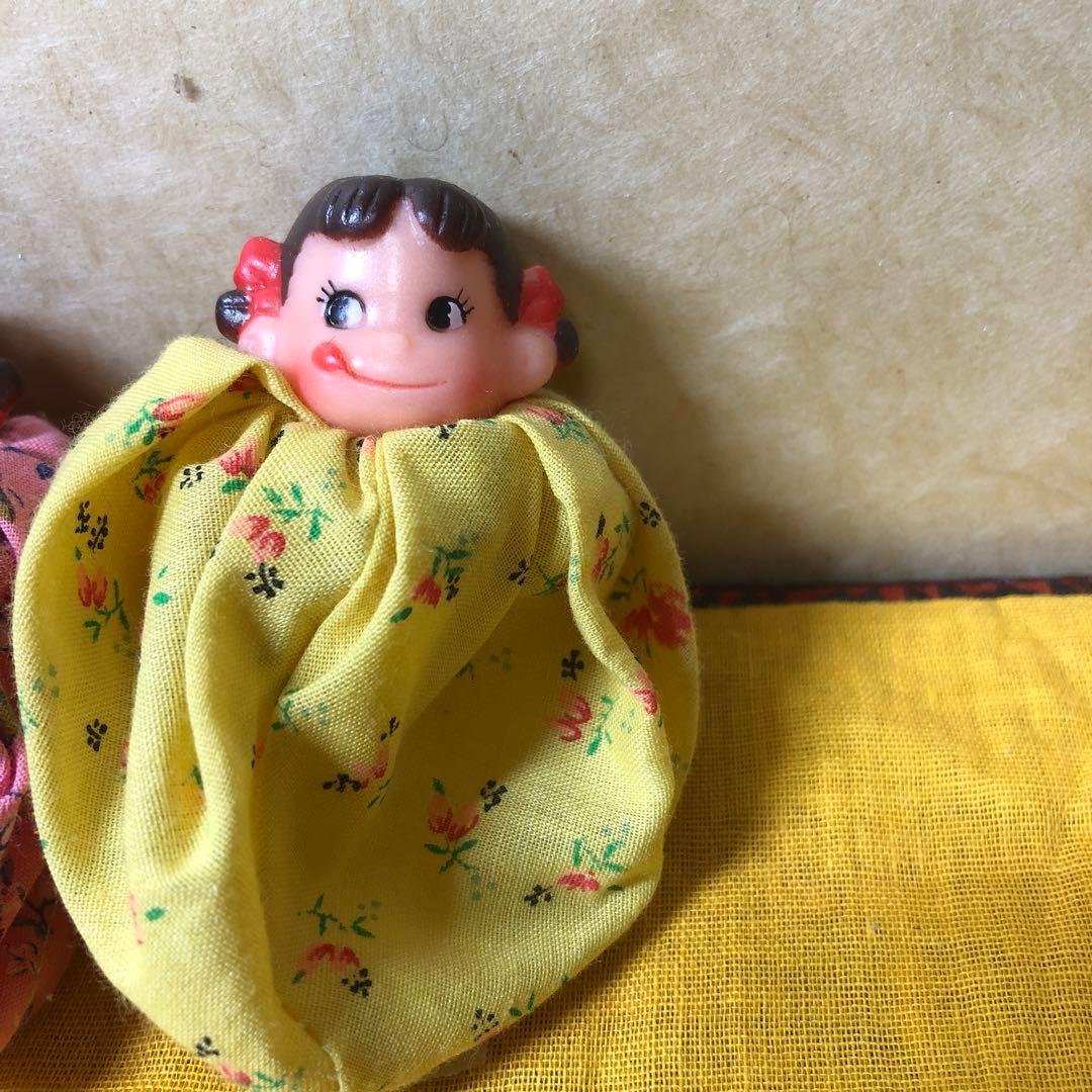 ぺこちゃんお手玉人形3体