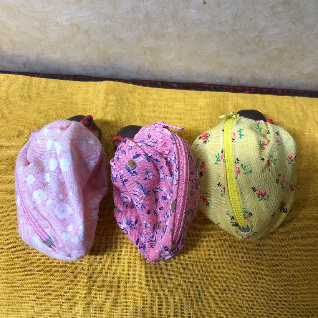 ぺこちゃんお手玉人形3体