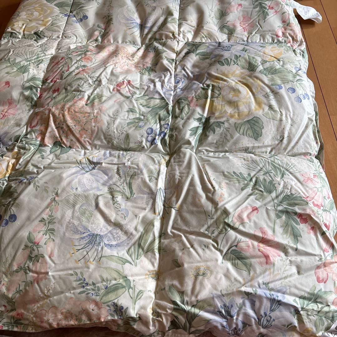 未使用タグ付東京西川羽毛肌掛け布団 150×200cm.日本製