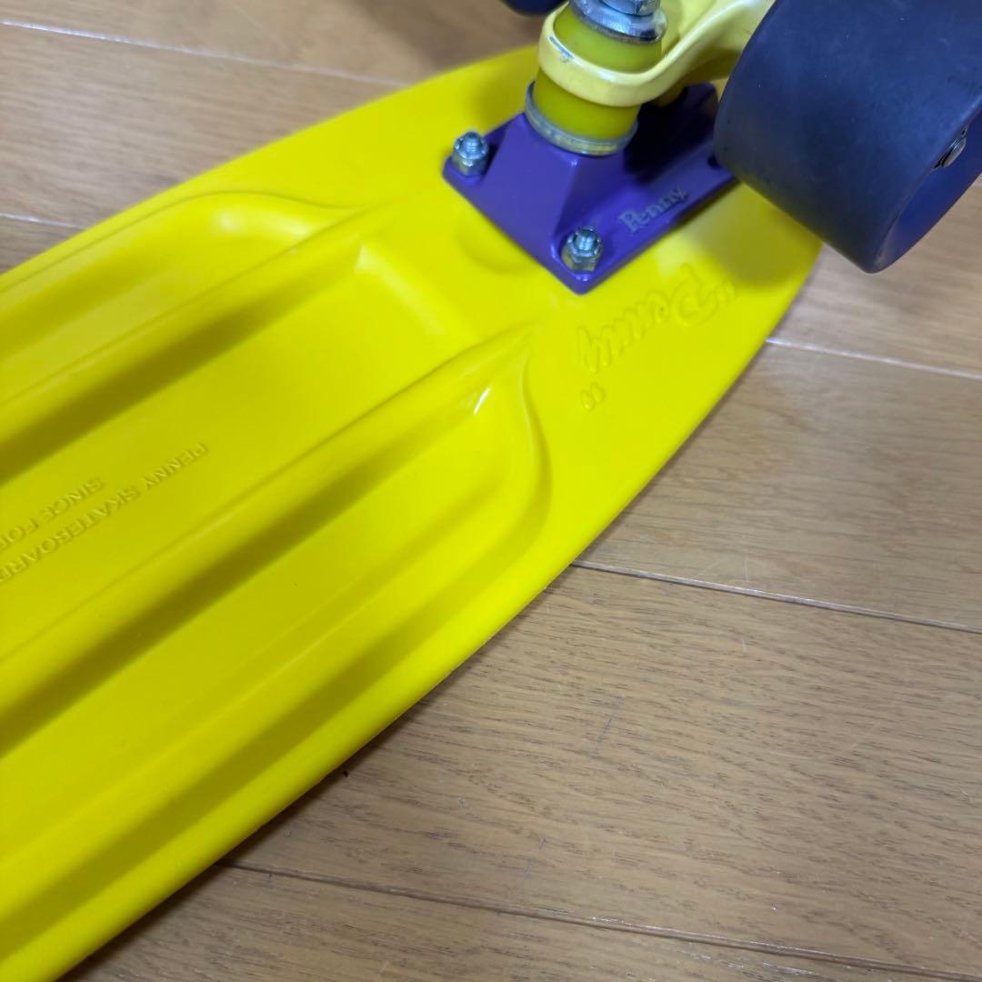 Penny ペニースケートボード　イエロー　パープル　ミニクルーザー　22インチ