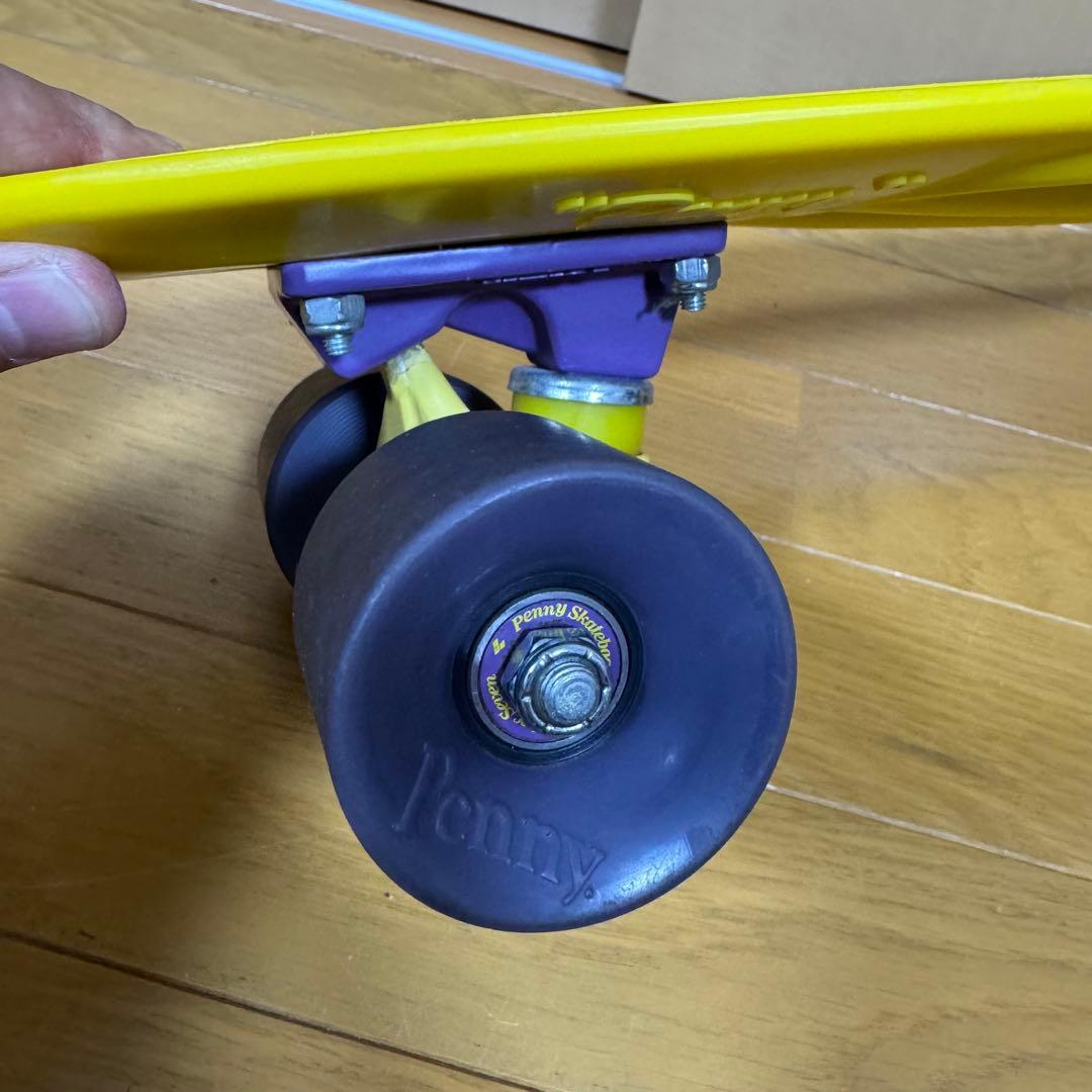 Penny ペニースケートボード　イエロー　パープル　ミニクルーザー　22インチ