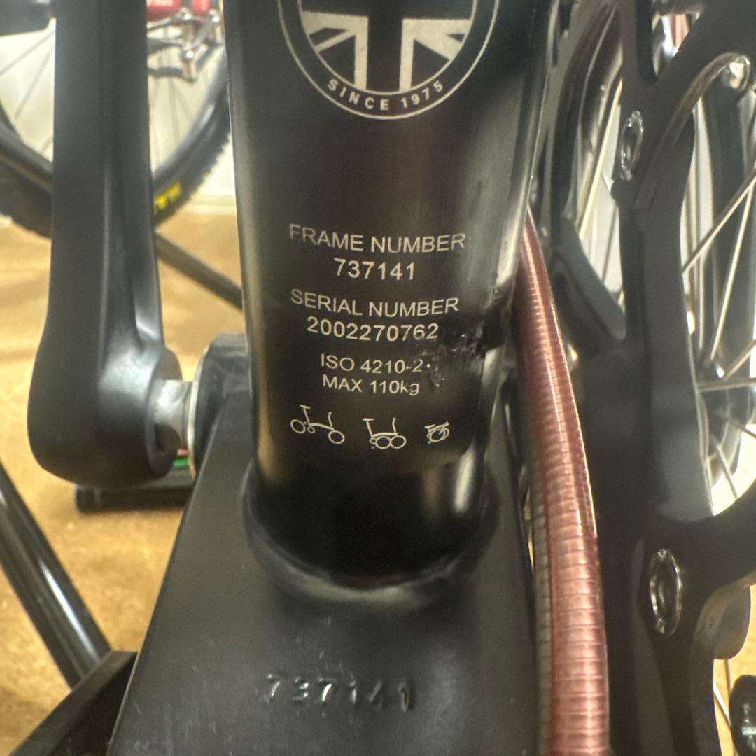 Brompton M2L black ブロンプトン　ブラック
